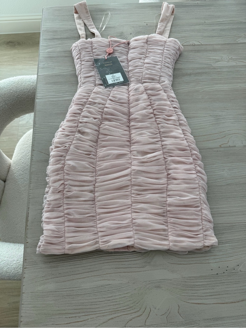House of CB Cate  Dress in Blush Pink - Picture 11 of 13
